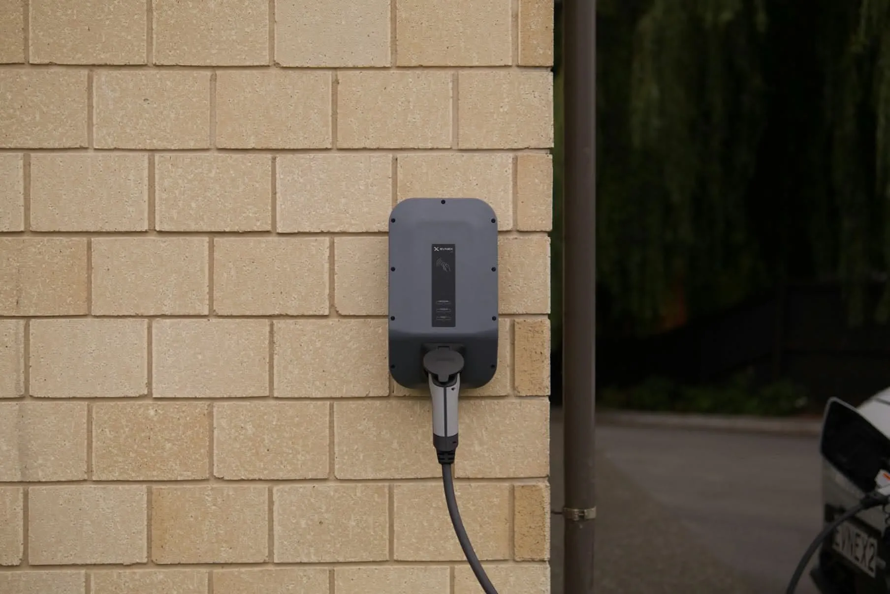 EV charging installation in Stirling with Highland Gate infrastructure